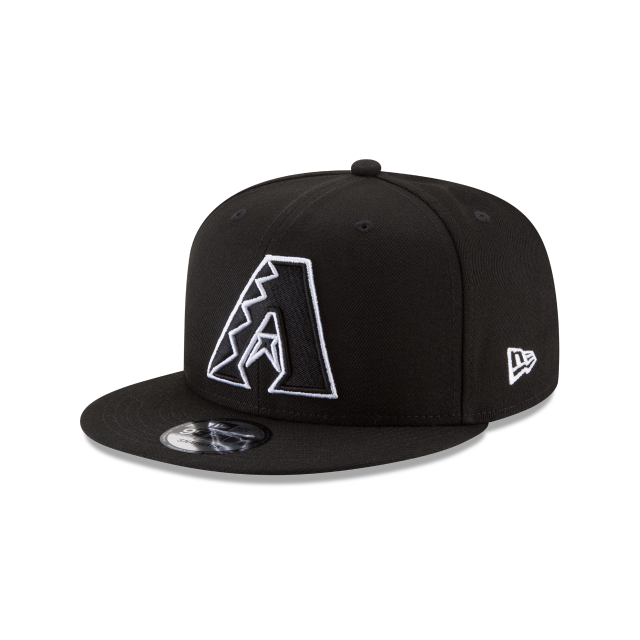 Arizona Diamondbacks MLB New Era Men Black White 9Fifty Basic Snapback product image 1, provided for visual reference and
