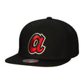 Atlanta Braves MLB Mitchell & Ness Men Black 30th Anniversary Snapback product image 1, provided for visual reference and
