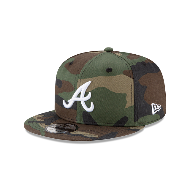 Atlanta Braves MLB New Era Men 9Fifty Camo Basic Snapback product image 1, provided for visual reference and product detail