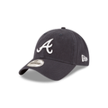 Atlanta Braves MLB New Era Men Navy 9Twenty Core Classic Alternate Road Adjustable Hat product image 1, provided for visual