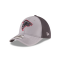 Atlanta Falcons NFL New Era Men Grey 39Thirty Grayed Out Neo 2 Stretch Fit Hat product image 1, provided for visual