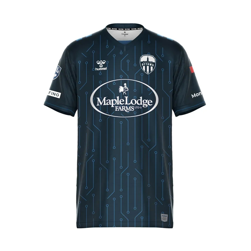 Atlético Ottawa CPL Hummel Men Navy 2026 Away Replica Jersey product image 1, provided for visual reference and product
