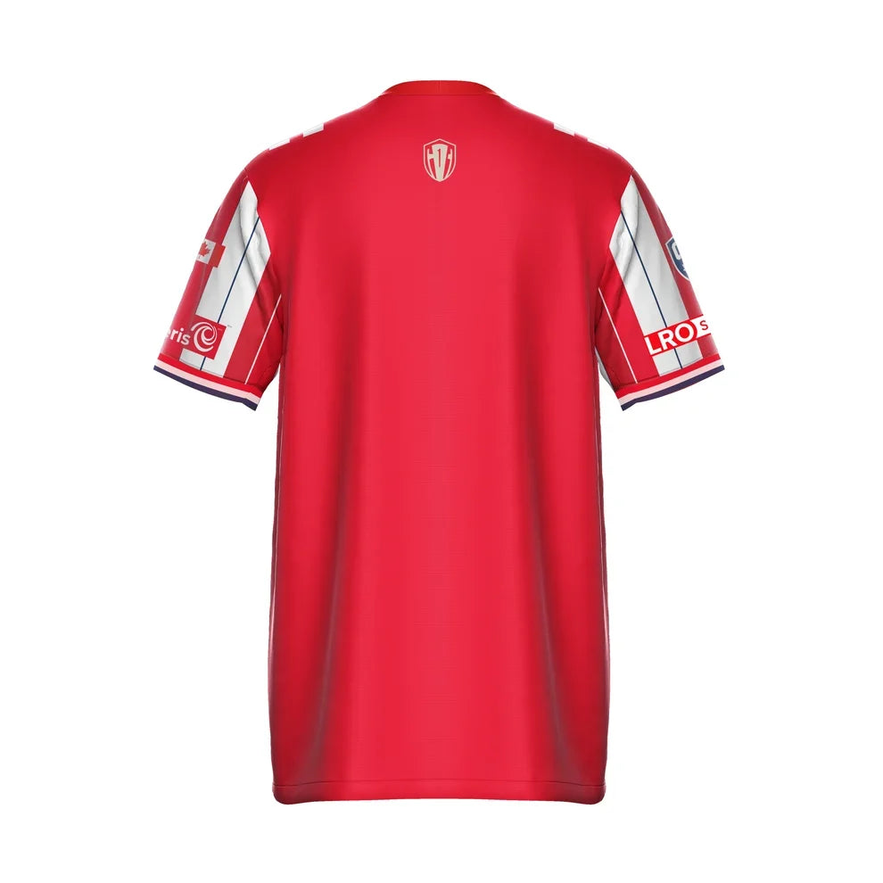 Atlético Ottawa CPL Hummel Men Red/White 2026 Home Replica Jersey product image 2, provided for visual reference and product