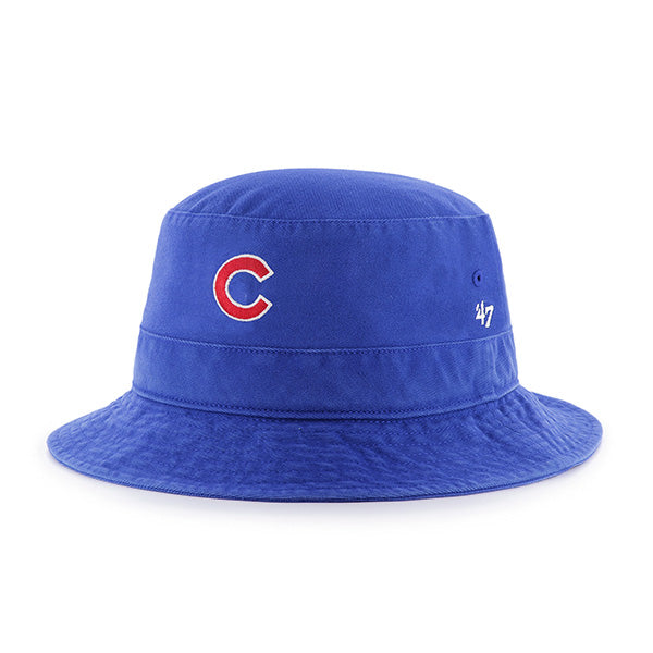 Chicago Cubs Youth Royal 47' Bucket Hat product image 1, provided for visual reference and product detail review