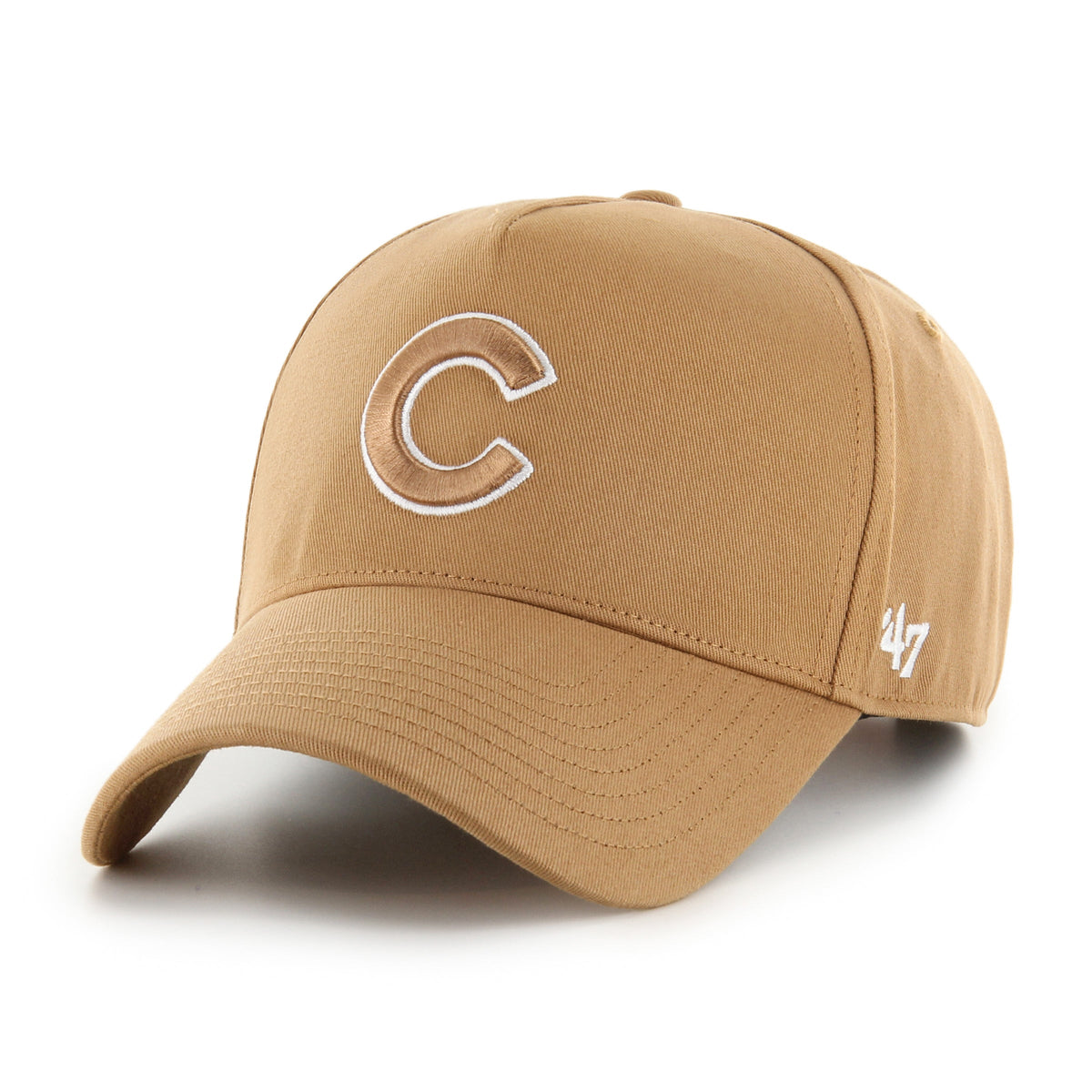 Chicago Cubs Ballpark '47 Dark Tan MVP Adjustable Hat product image 1, provided for visual reference and product detail