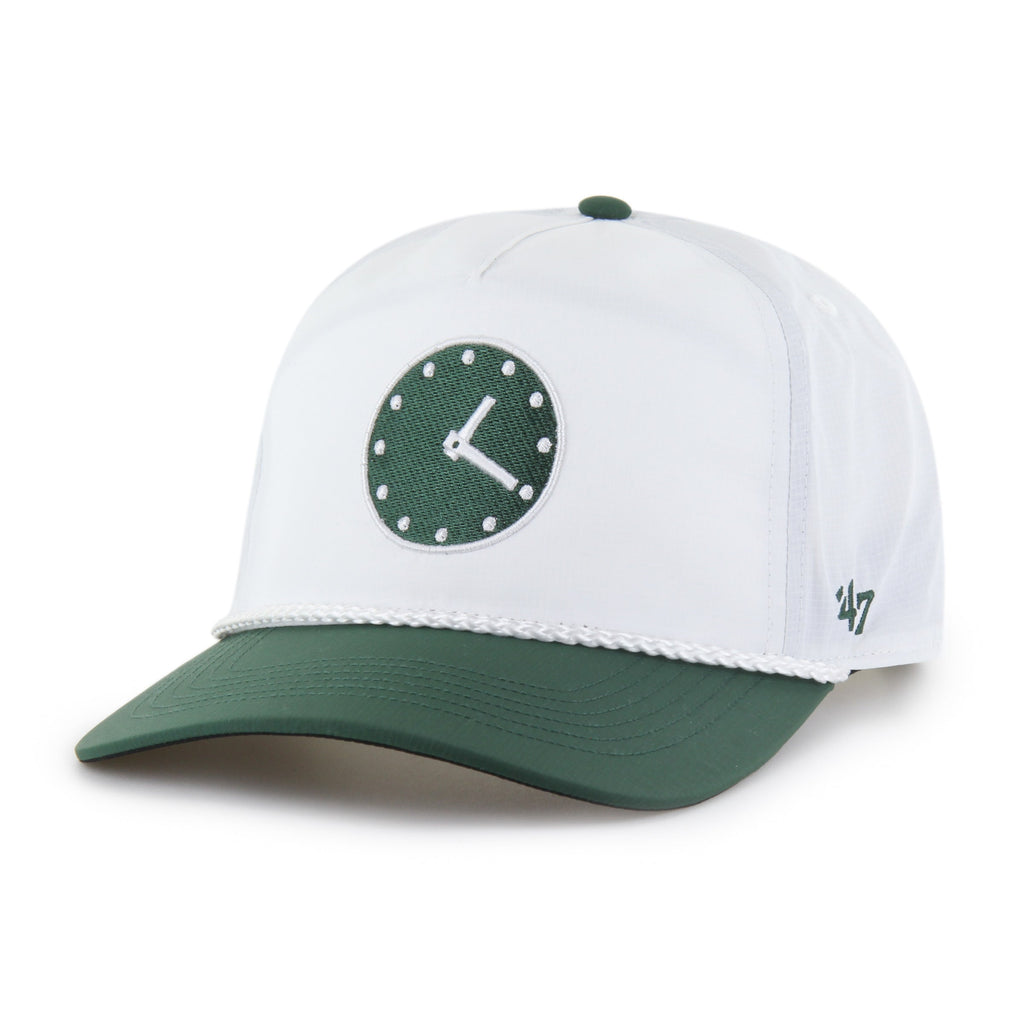 Chicago Cubs White/Green Wrigley Clock '47 Hitch Rope Adjustable Hat product image 1, provided for visual reference and
