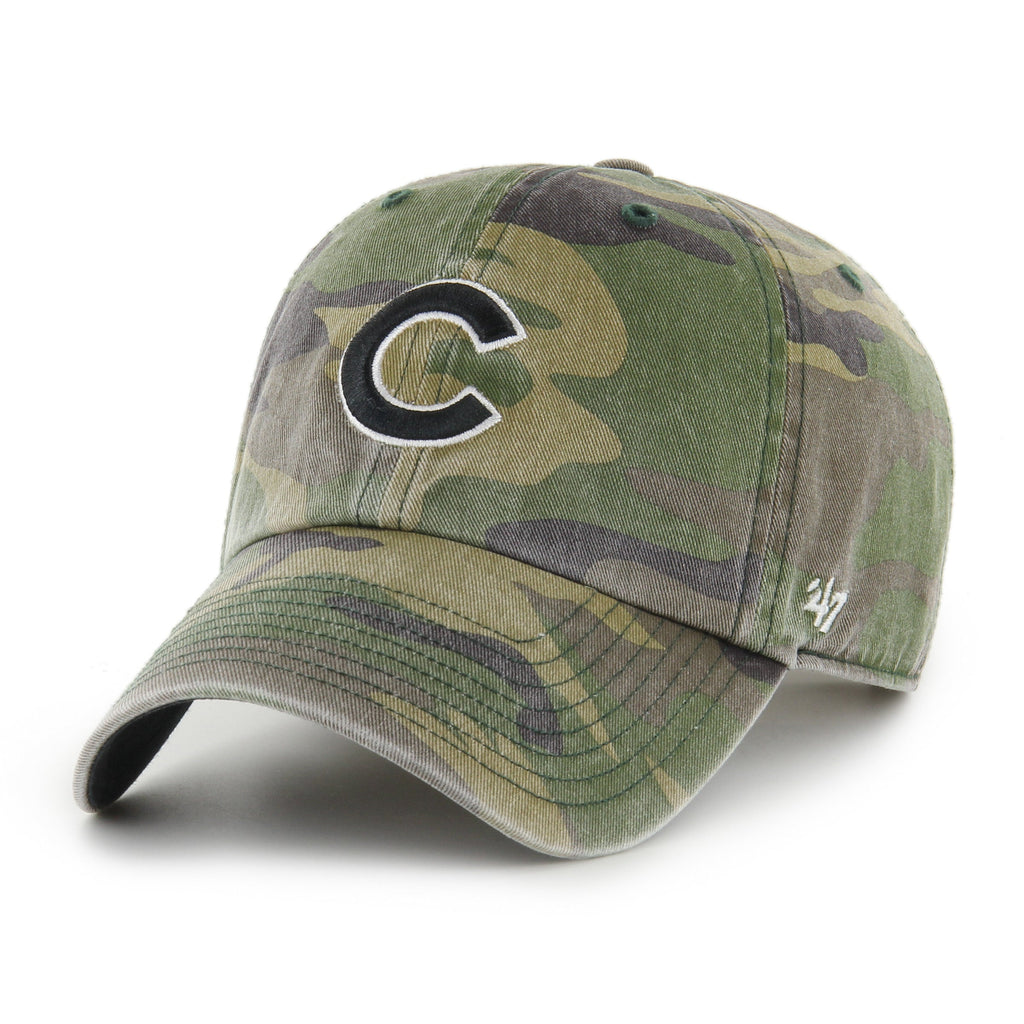 Chicago Cubs Camo Clean Up '47 Adjustable Hat product image 1, provided for visual reference and product detail review