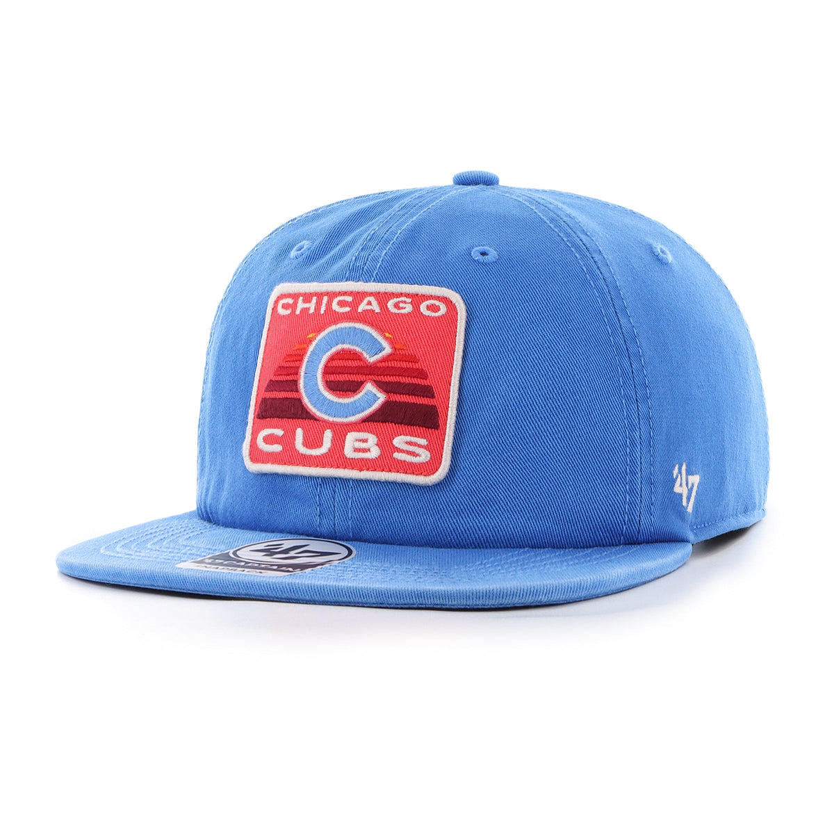 Chicago Cubs Blue Razz Cypress Coastline Captain Hat product image 1, provided for visual reference and product detail review