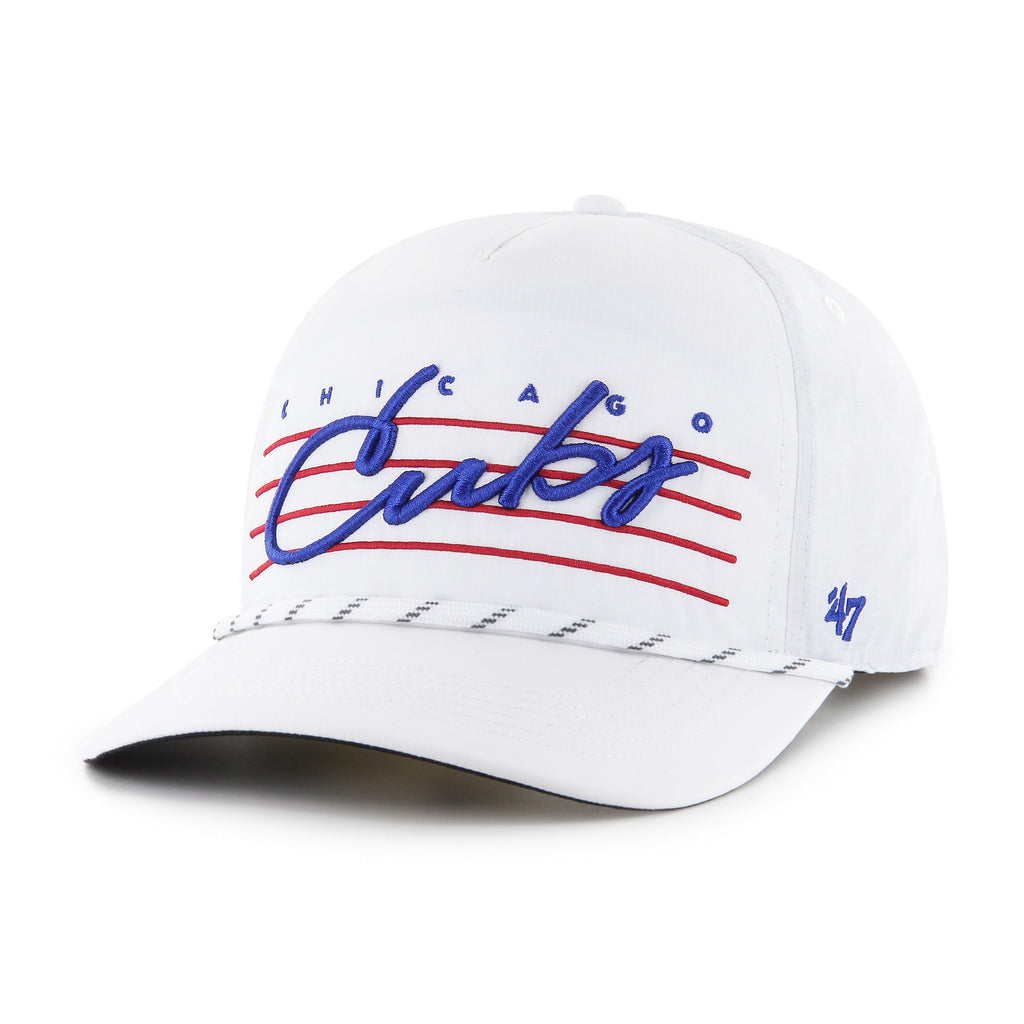 Chicago Cubs '47 White Downburst Hitch Adjustable Hat product image 1, provided for visual reference and product detail
