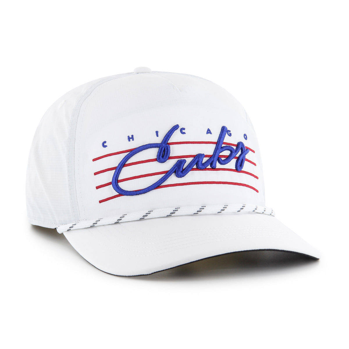 Chicago Cubs '47 White Downburst Hitch Adjustable Hat product image 2, provided for visual reference and product detail