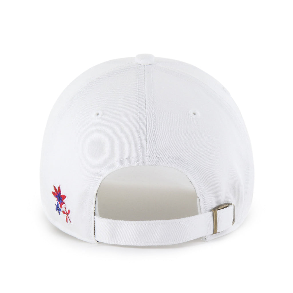 Chicago Cubs '47 Women White Dazey Fleur Power Clean Up Adjustable Hat product image 3, provided for visual reference and
