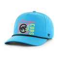 Chicago Cubs Blue Neon Highlight 47' Hitch Adjustable Hat product image 1, provided for visual reference and product detail
