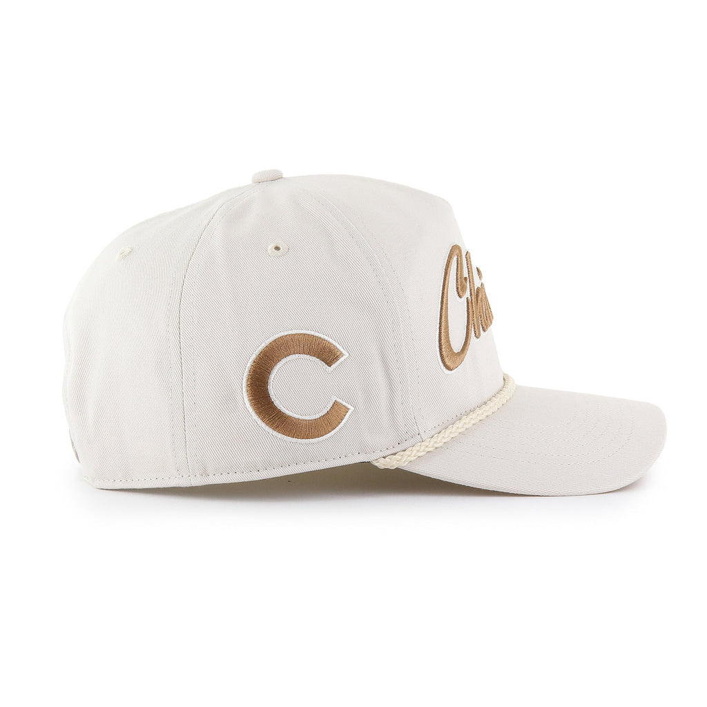 Chicago Cubs Bone Overhand Script '47 Hitch Adjustable Hat product image 3, provided for visual reference and product detail