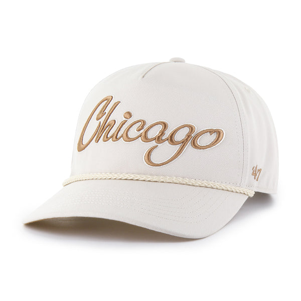 Chicago Cubs Bone Overhand Script '47 Hitch Adjustable Hat product image 2, provided for visual reference and product detail