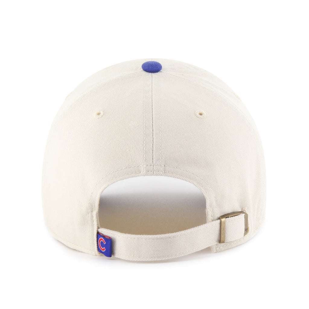 Chicago Cubs Natural Two Toned '47 Clean Up Adjustable Hat product image 2, provided for visual reference and product detail