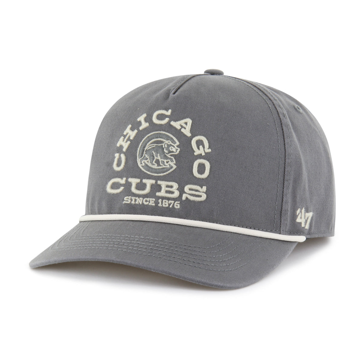 Chicago Cubs Grey Canyon Ranchero '47 Hitch Adjustable Hat product image 1, provided for visual reference and product detail