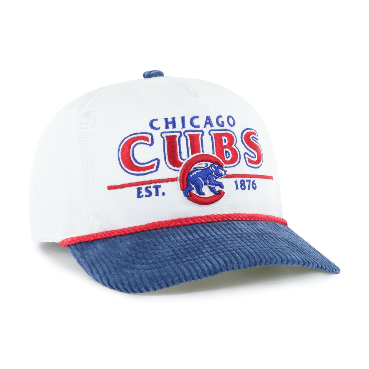 Chicago Cubs Rustic '47 Hitch Adjustbale Hat product image 2, provided for visual reference and product detail review