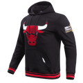 Chicago Bulls Black Retro Classic Pro Standard Hoodie product image 1, provided for visual reference and product detail