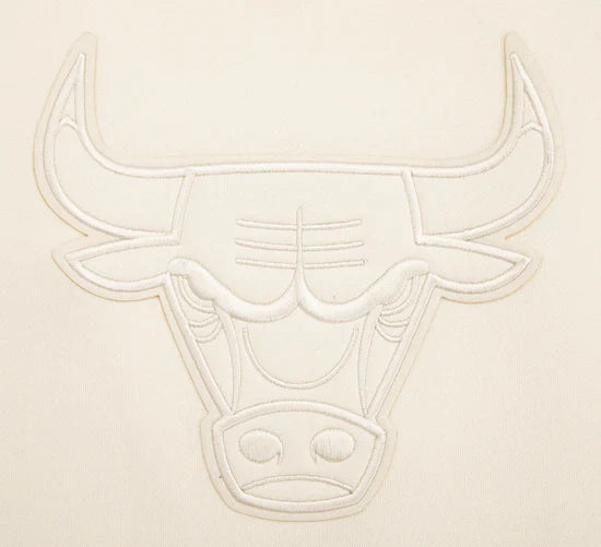 Chicago Bulls Cream Neutral Drop Shoulder Pro Standard Crew Neck Sweatshirt product image 6, provided for visual reference