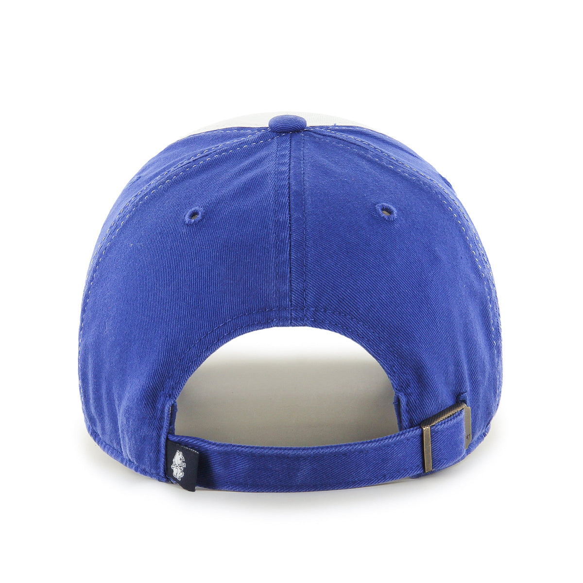 Chicago Cubs 1962 - 1971 Logo White/Royal 47' Clean Up Adjustable Hat product image 2, provided for visual reference and