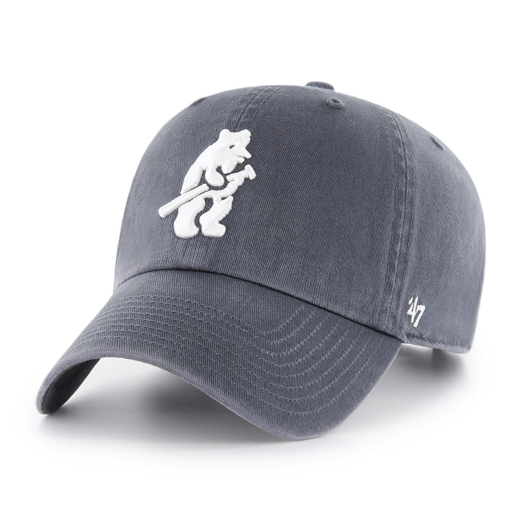 Chicago Cubs Cooperstown Navy Clean Up 1914 Logo Adjustable Hat product image 1, provided for visual reference and product