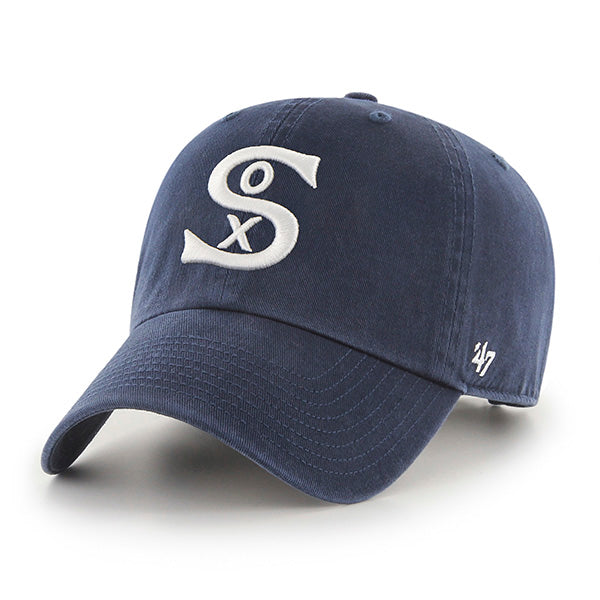 Chicago White Sox 1917 Cooperstown Navy Clean Up Adjustable Hat product image 1, provided for visual reference and product