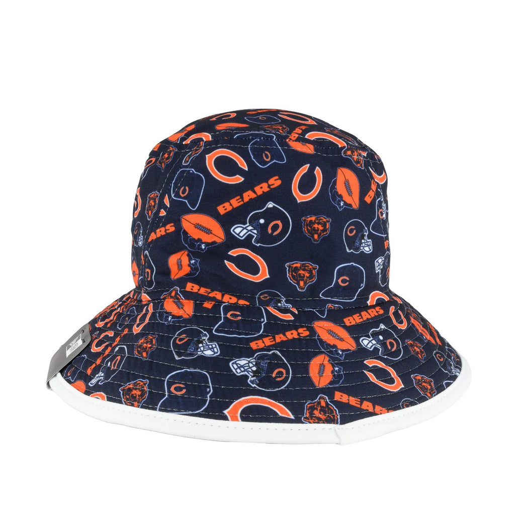 Chicago Bears Navy All Logos Bucket Hat product image 5, provided for visual reference and product detail review