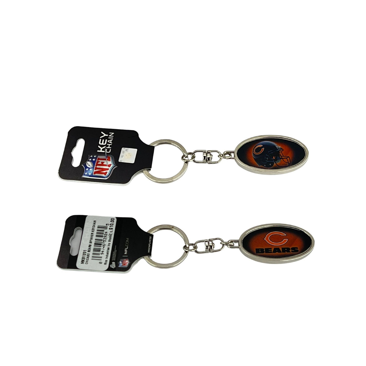 Chicago Bears C Helmet Keychain product image 1, provided for visual reference and product detail review