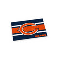 Chicago Bears Striped 3" x 2" Magnet product image 1, provided for visual reference and product detail review
