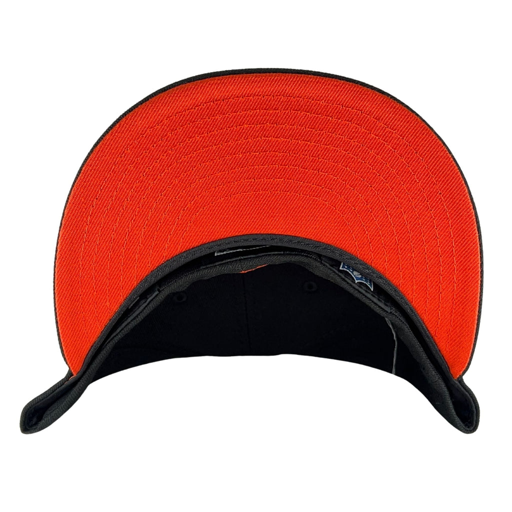 Chicago Bears Black/Orange Sugar Skull New Era 59FIFTY Fitted Hat product image 2, provided for visual reference and product