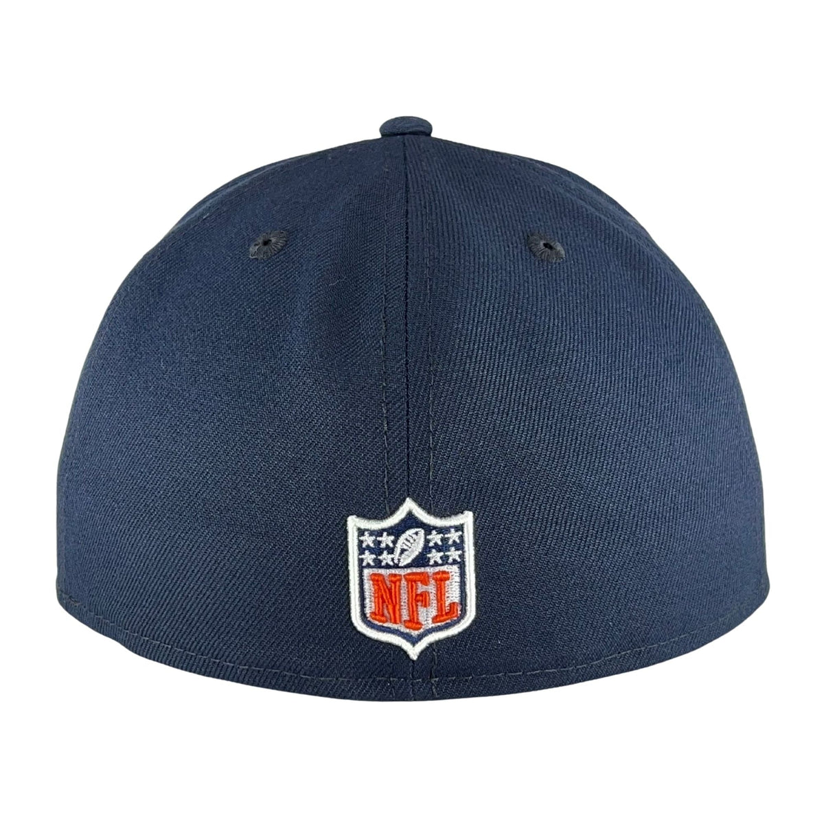 Chicago Bears B Script Logo Navy Orange New Era 59FIFTY Fitted Hat product image 3, provided for visual reference and