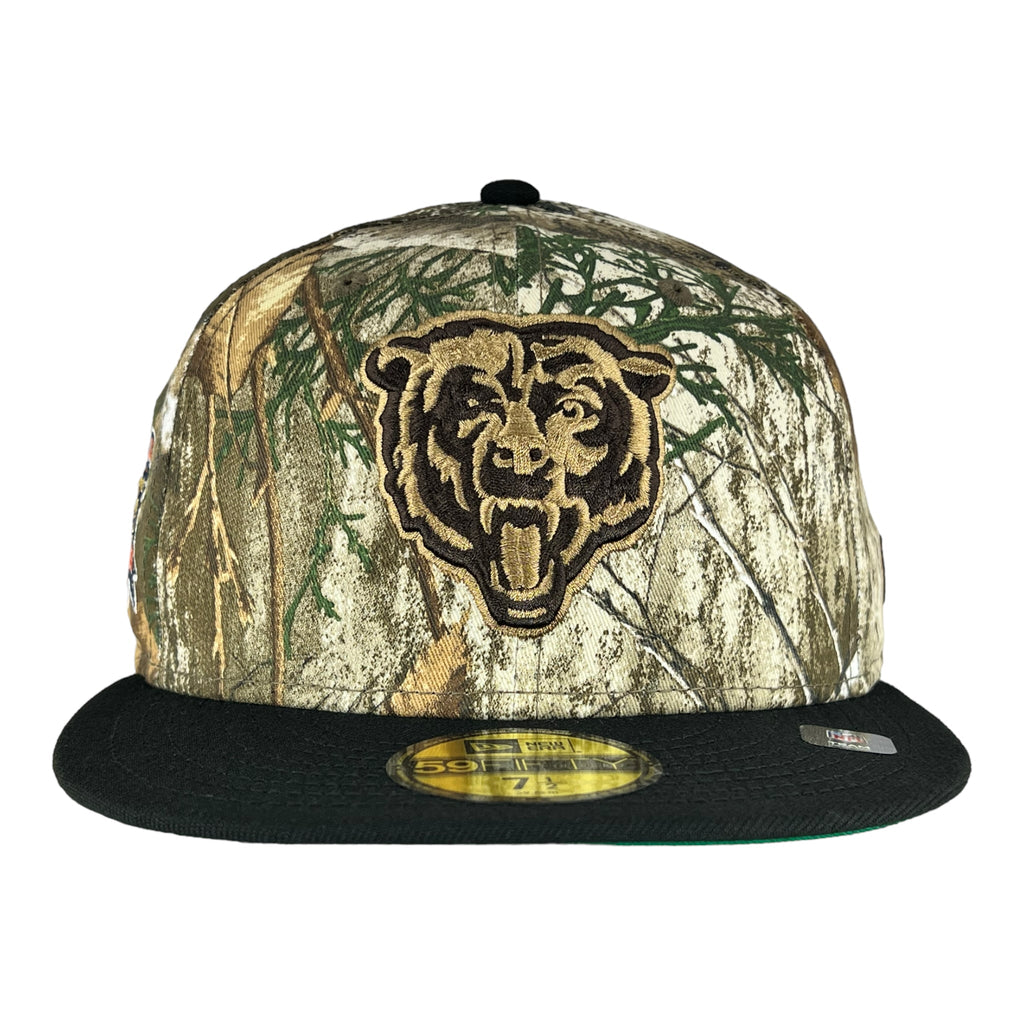 Chicago Bears Real Tree/Black 1985 Super Bowl Champions New Era 59FIFTY Fitted Hat product image 2, provided for visual