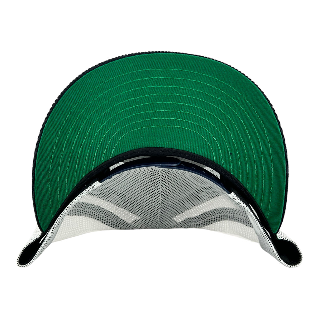 Chicago Bears Navy/White Mesh Back New Era Low Profile 9FIFTY Snapback Hat product image 7, provided for visual reference