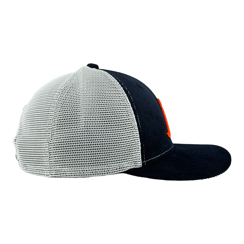Chicago Bears Navy/White Mesh Back New Era Low Profile 9FIFTY Snapback Hat product image 5, provided for visual reference