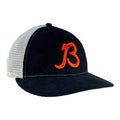 Chicago Bears Navy/White Mesh Back New Era Low Profile 9FIFTY Snapback Hat product image 1, provided for visual reference