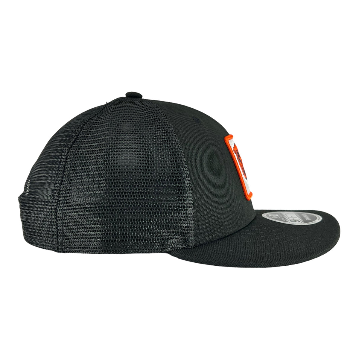 Chicago Bears Navy Bears Circle New Era Low Profile 9FIFTY Snapback Hat product image 4, provided for visual reference and