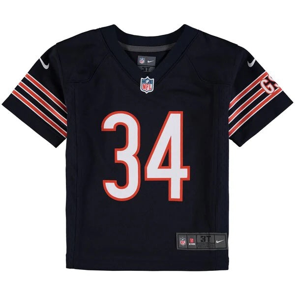 Walter Payton Chicago Bears Nike Navy Toddler Game Jersey product image 2, provided for visual reference and product detail