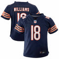 Caleb Williams Chicago Bears Nike Kids 4-7 Navy Game Jersey product image 1, provided for visual reference and product