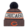 Chicago Bears Sport Knit -Navy Chicago & "C" Logo w/Pom product image 1, provided for visual reference and product detail