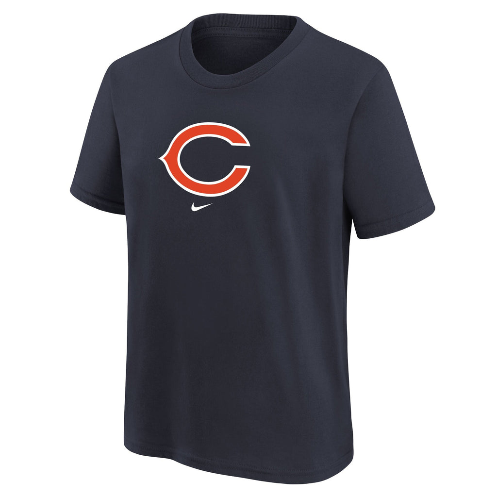 Chicago Bears Nike Youth Navy Logo T-Shirt product image 2, provided for visual reference and product detail review