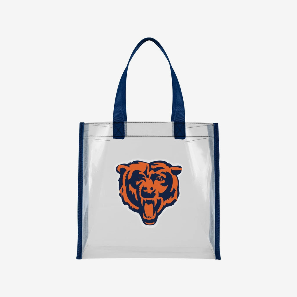 Chicago Bears Clear Reusable Bag product image 2, provided for visual reference and product detail review