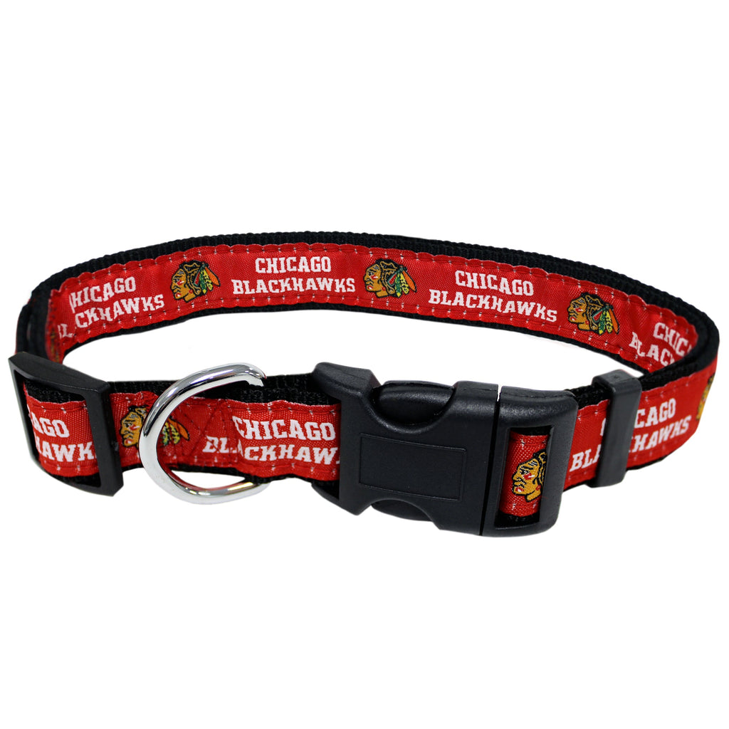 Chicago Blackhawks Pet's First Dog Collar product image 2, provided for visual reference and product detail review