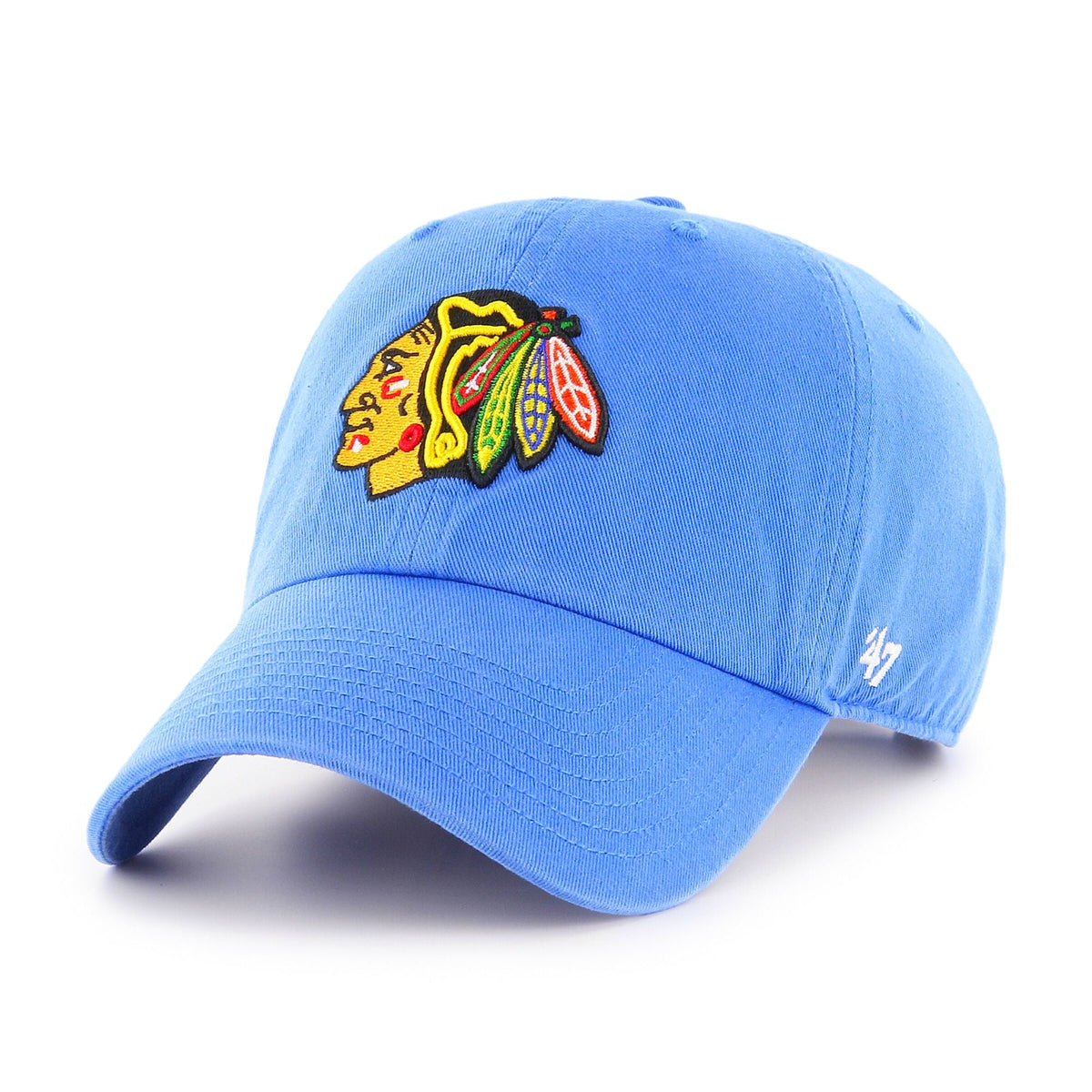 Chicago Blackhawks Blue Raz Chicago Flag Clean Up product image 3, provided for visual reference and product detail review