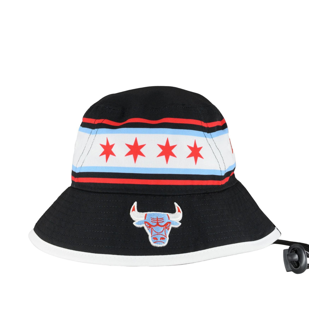 Chicago Bulls Chicago Flag Bucket Hat product image 1, provided for visual reference and product detail review