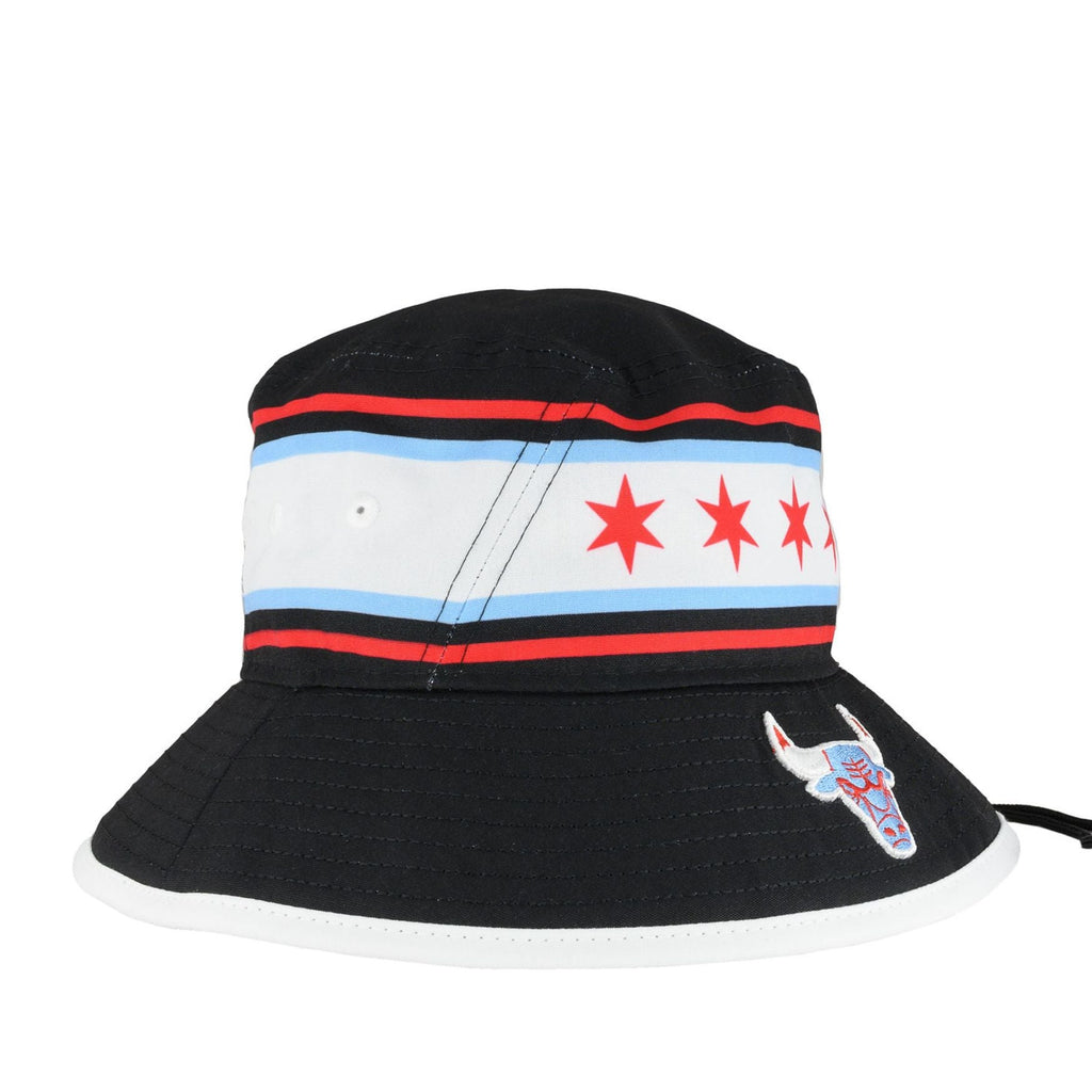 Chicago Bulls Chicago Flag Bucket Hat product image 2, provided for visual reference and product detail review