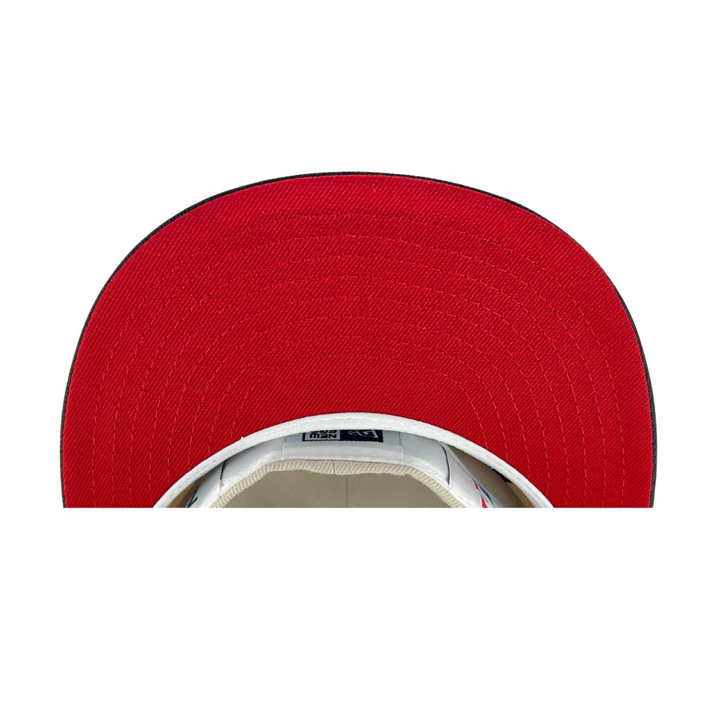 Chicago Bulls Stone/Black/Red UV New Era 59FIFTY Fitted Hat product image 7, provided for visual reference and product