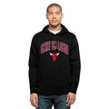 Chicago Bulls Men Black Headline Hoodie product image 1, provided for visual reference and product detail review