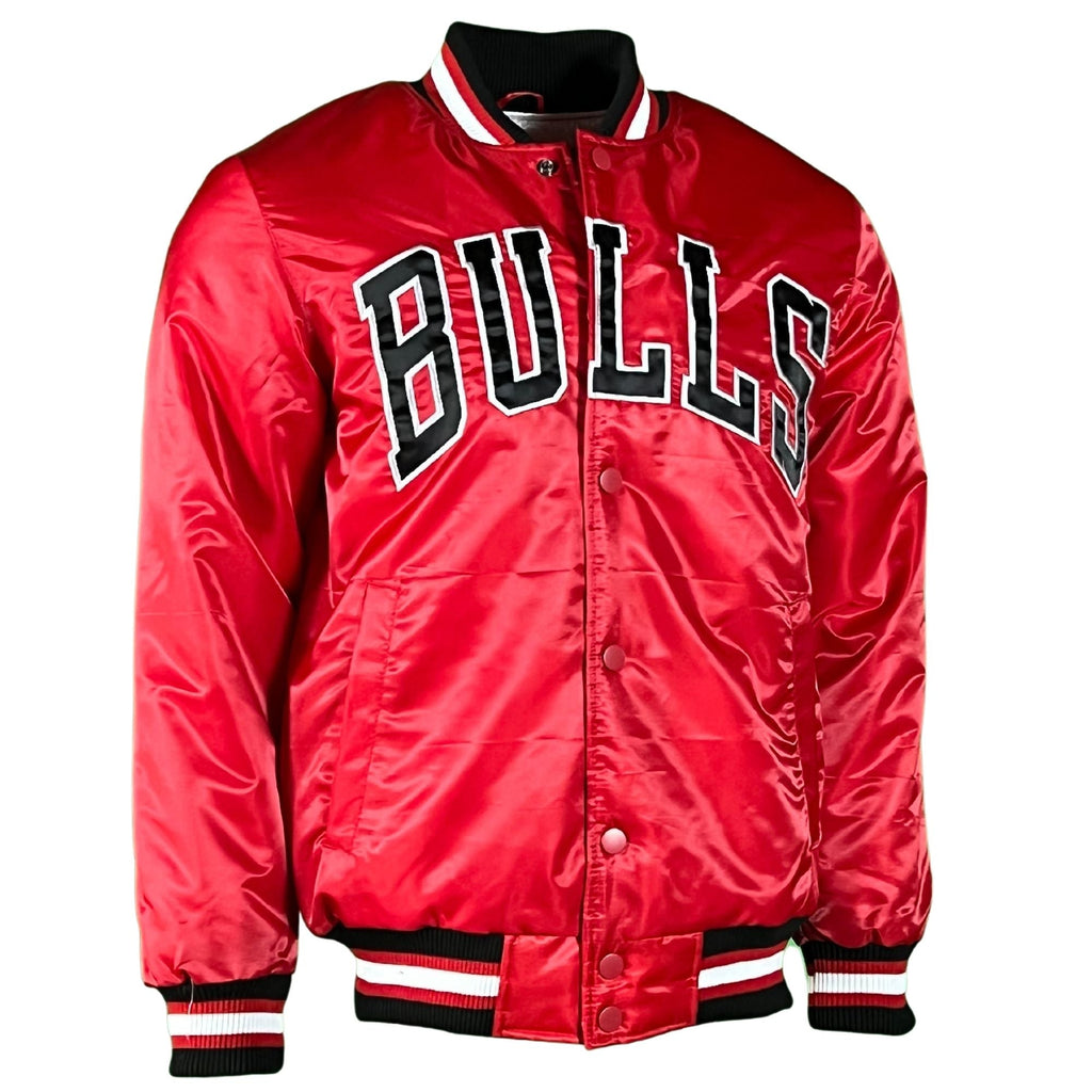 Chicago Bulls Red Vintage Starter Jacket product image 5, provided for visual reference and product detail review