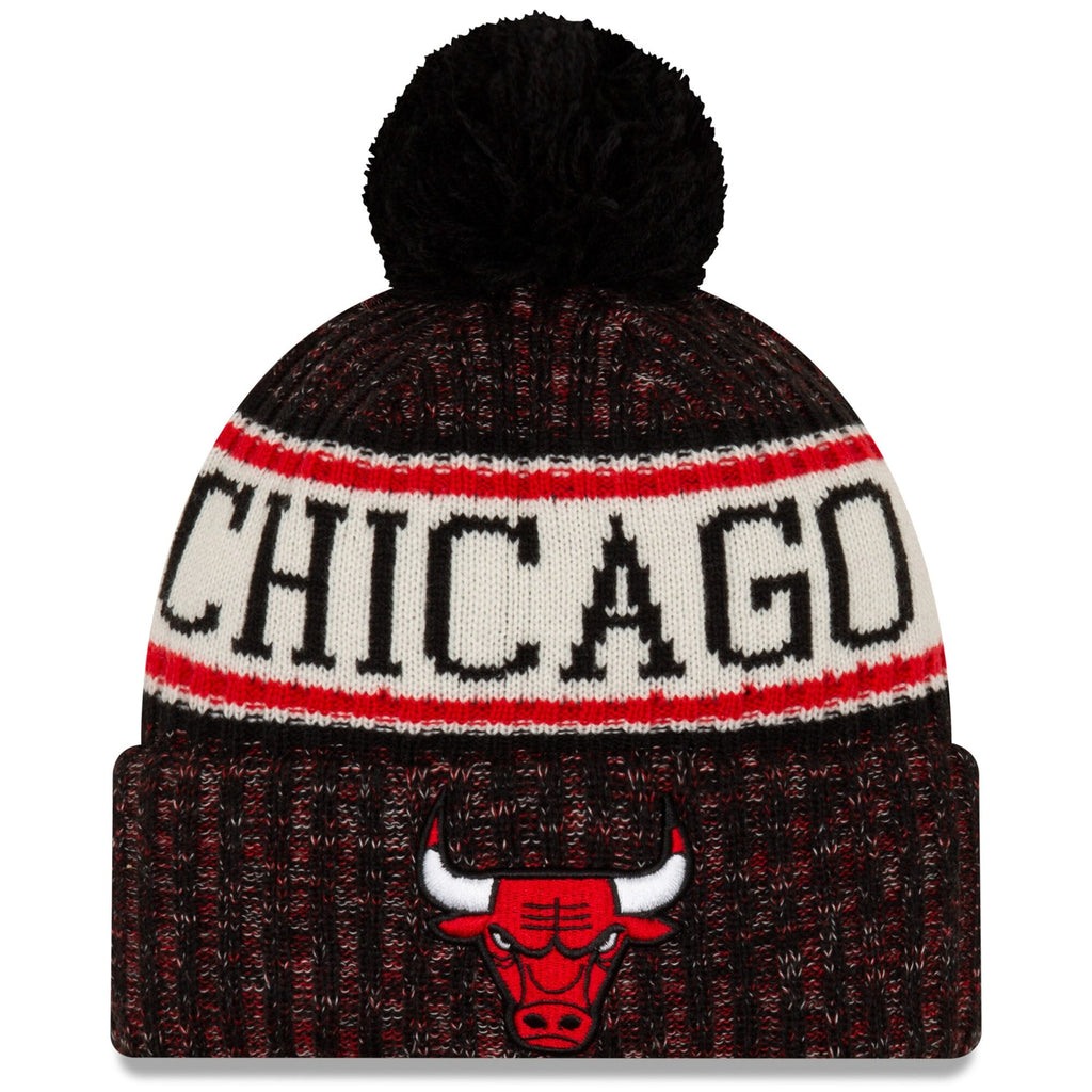 Chicago Bulls New Era Sport Knit w/ Pom product image 1, provided for visual reference and product detail review