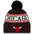 Chicago Bulls New Era Sport Knit w/ Pom product image 1, provided for visual reference and product detail review